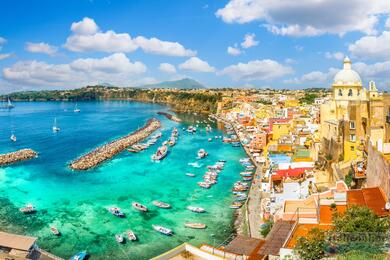 Procida, egy színes sziget a Nápolyi-öbölben